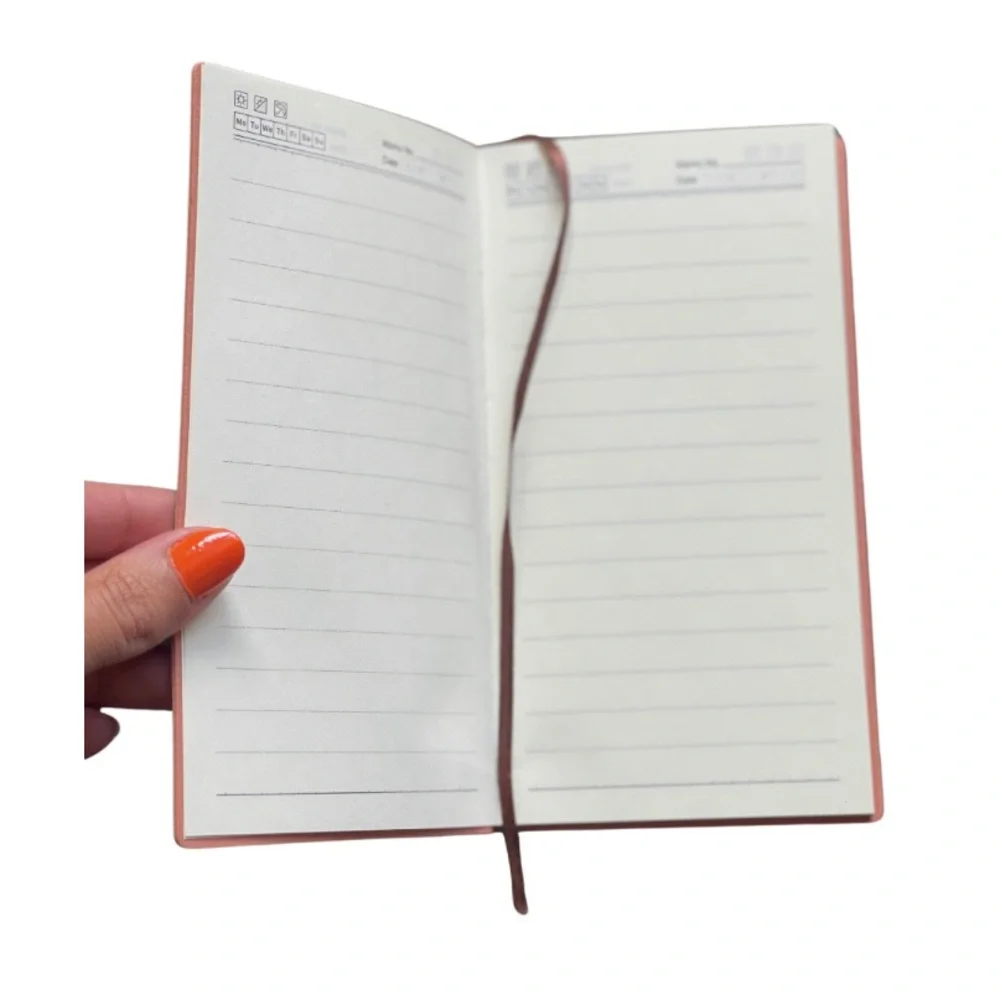 Brown Journal with Gold Motivational Text - Picture 3 of 4